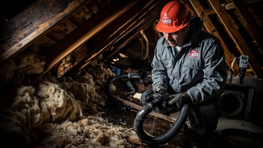 Attic Water Damage Cleanup in Dallas TX 75207