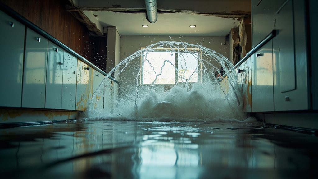 Burst Pipe Water Damage in Dallas TX 75207