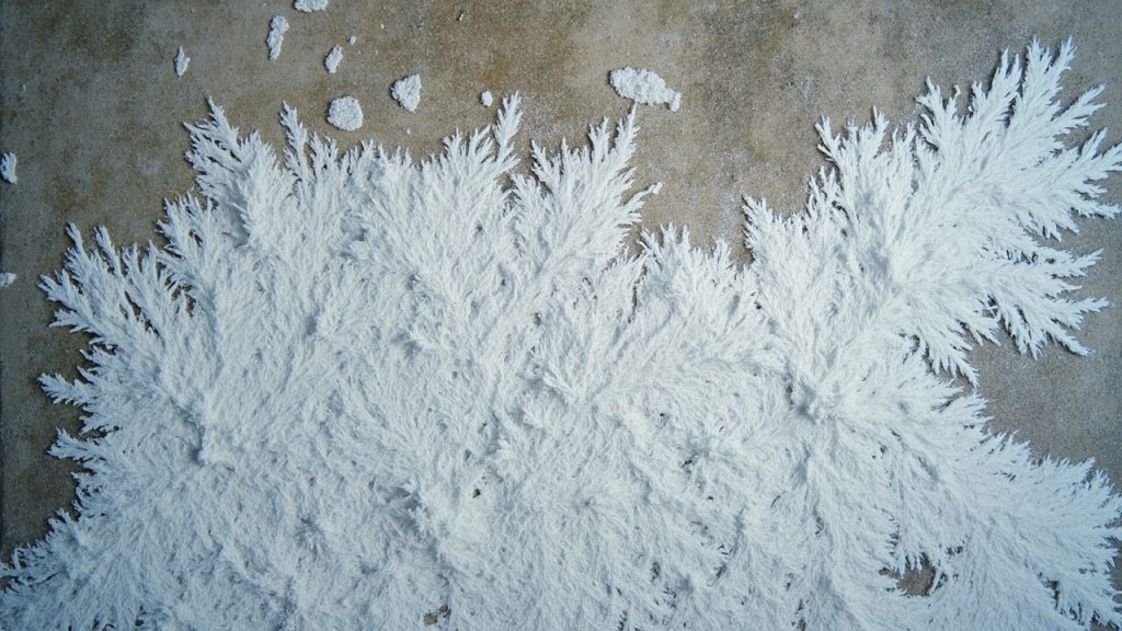 Efflorescence on Concrete in Dallas TX 75215