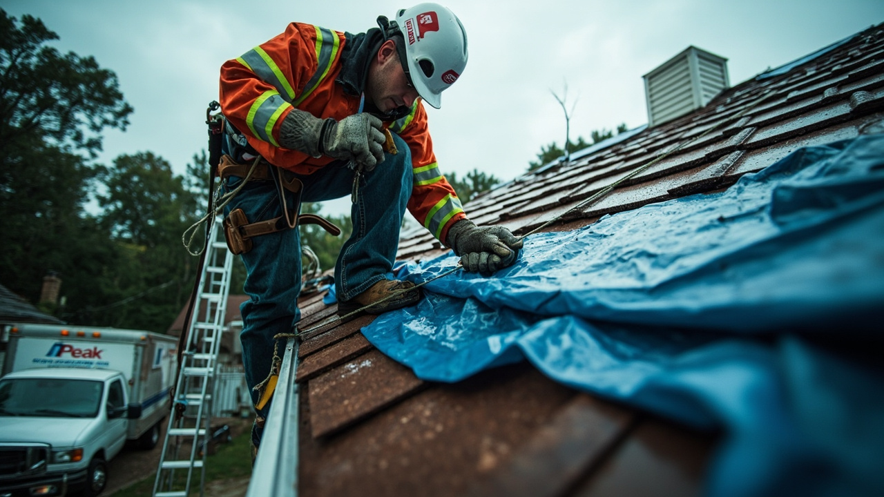 How Professional Emergency Roof Leak Tarp Service Actually Works