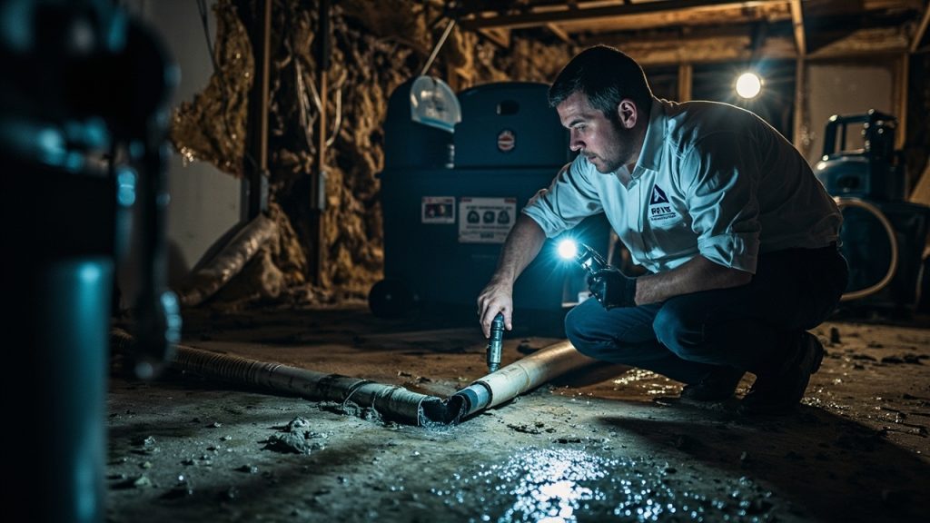 Frozen Pipe Burst Cleanup in Dallas TX 75215