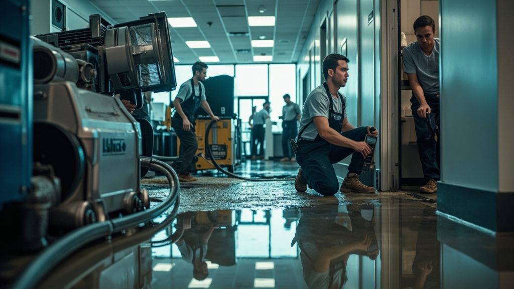 Office Building Water Restoration in Dallas TX 75202