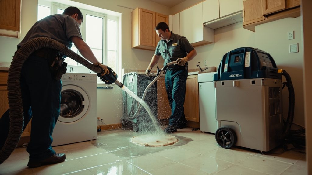 Washing Machine Overflow Cleanup in Dallas TX 75204