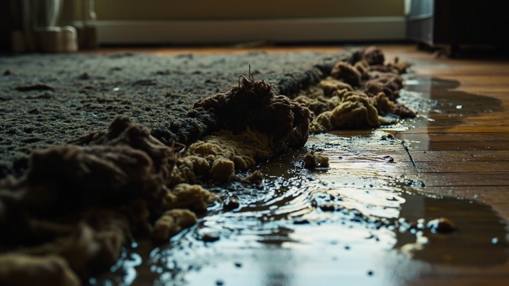 Wet Carpet Padding in Dallas TX 75215