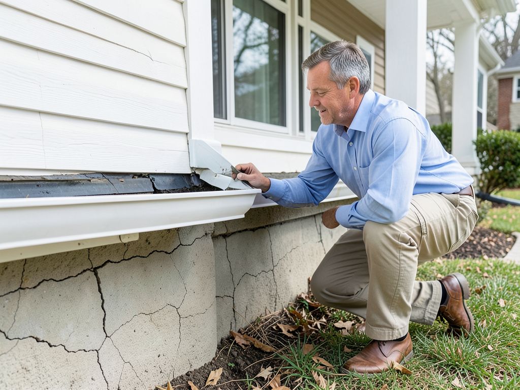 How clogged gutters and bad downspouts flood grape