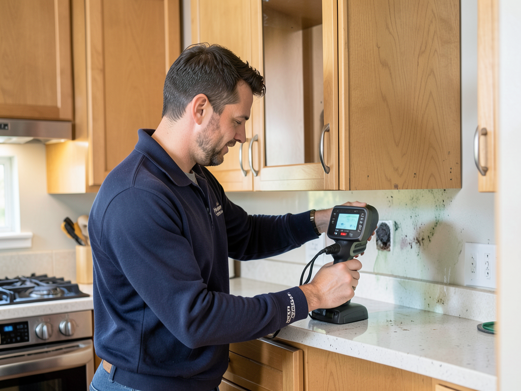 How to identify hidden water damage behind your ki